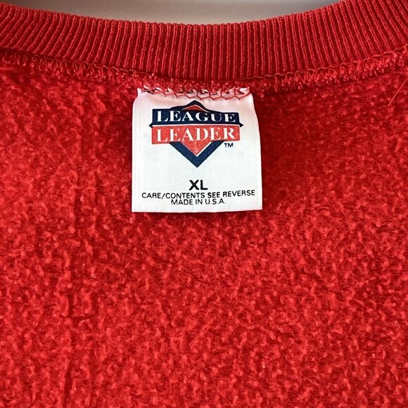 Vtg NHL Chicago Blackhawks Men XL Sweatshirt Its Just A Game Hockey Puck Graphic - Picture 3 of 12